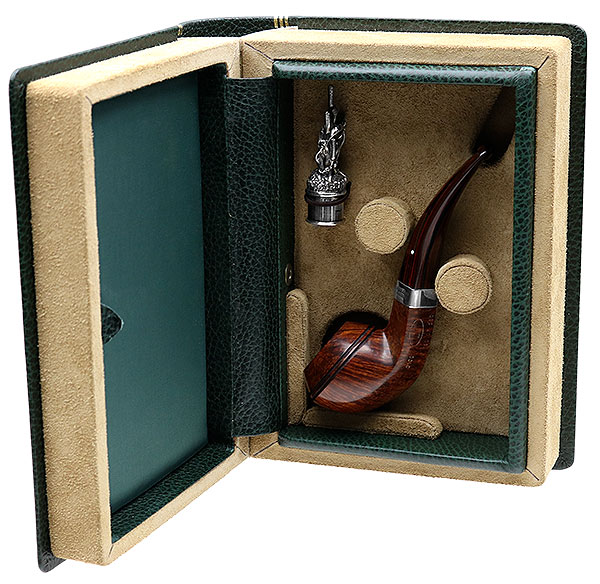 English Estate Dunhill Amber Root Christmas Pipe 1999