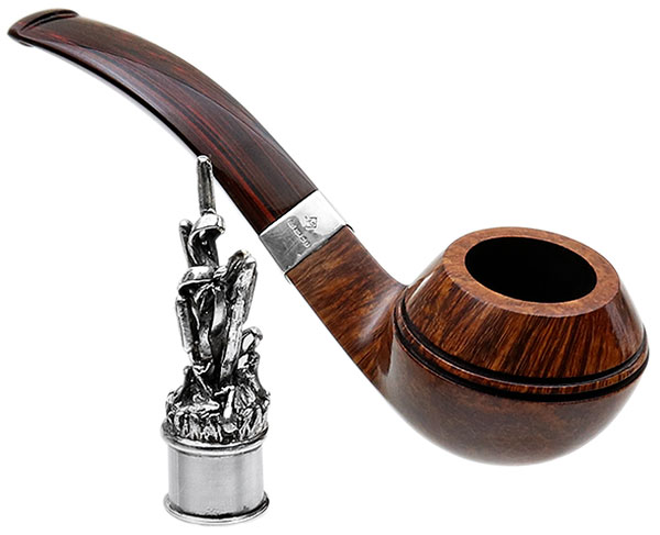 English Estate Dunhill Amber Root Christmas Pipe 1999