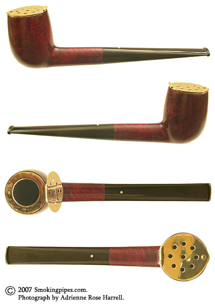 English Estate Dunhill Patent Bruyere with Gold Plated Wind Cap (A) (111) (1949)