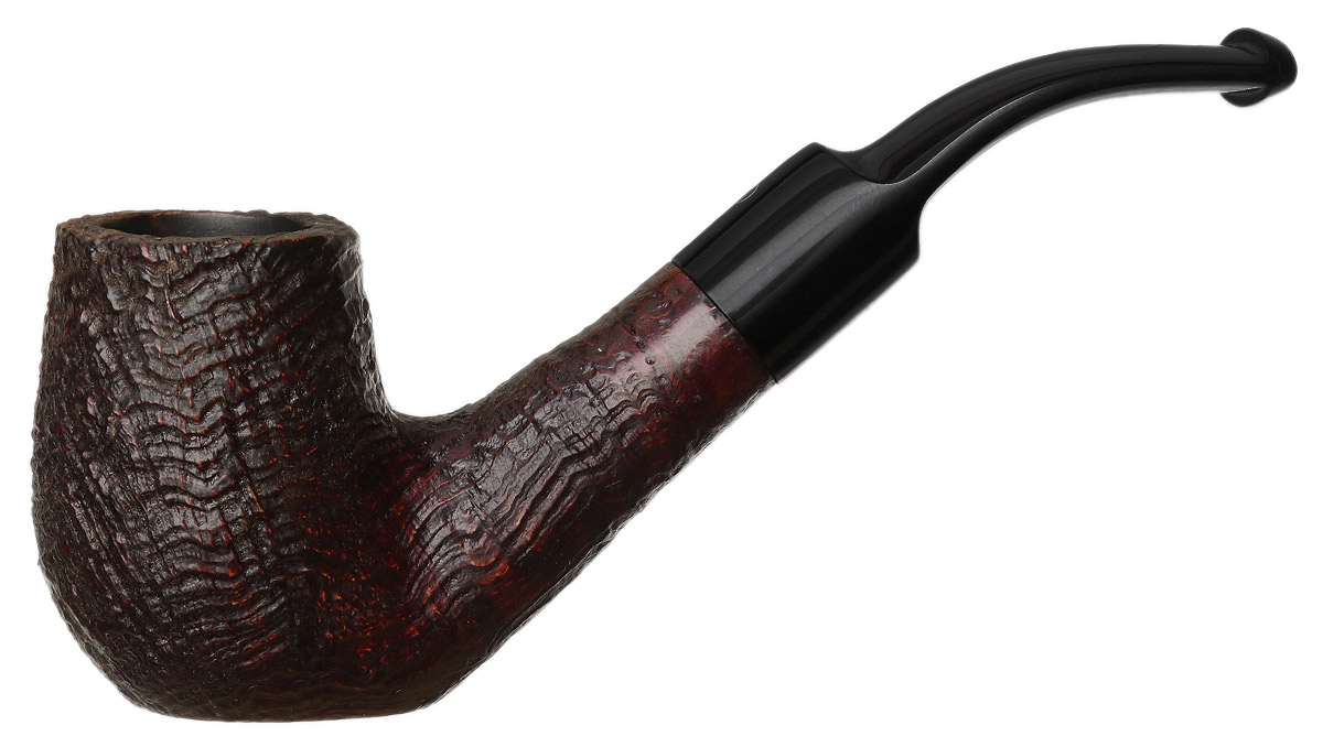 English Estates: Ashton Pebble Grain Bent Billiard (XXX) (2018) Tobacco Pipe