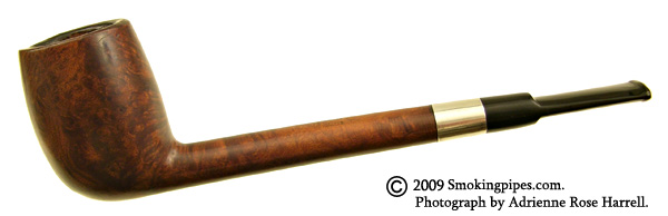 English Estate GBD Virgin Smooth Canadian with Aftermarket Silver Band (262)
