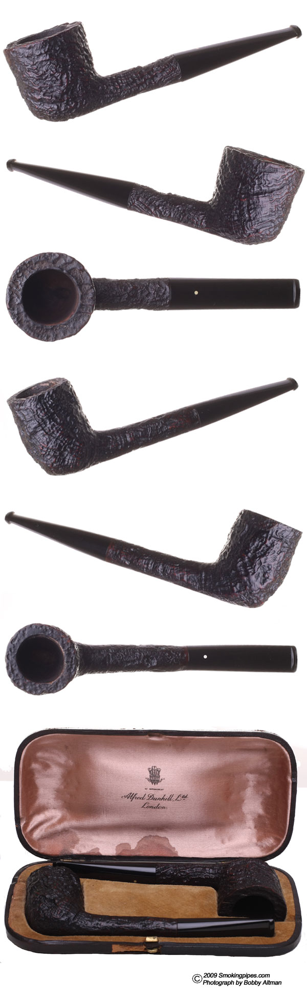 English Estate Dunhill Patent Shell Two Pipe Set (1929)