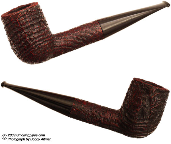 Parker Patent Briar Bark Billiard (95/F) (1950) Tobacco Pipe