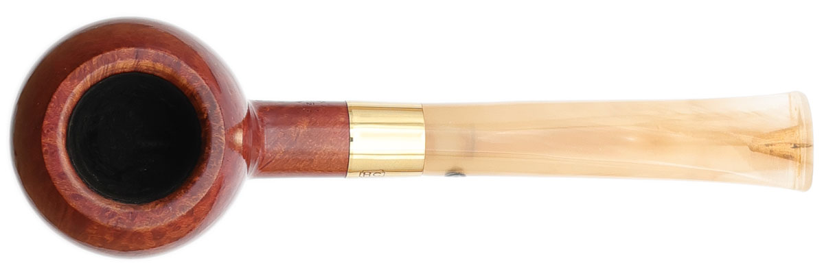 Comoy's - Pipedia Special with Smooth Bent Billiard Silver (1930