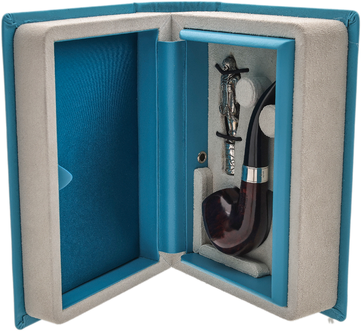 English Estate Dunhill Ernest Shackleton Bruyere with Silver (4113) (7/30) (Unsmoked)