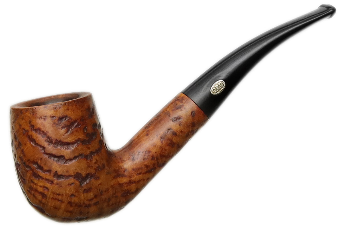 SN Pipe Partly Sandblasted Bent Big Billiard Tobacco fashion Pipe.