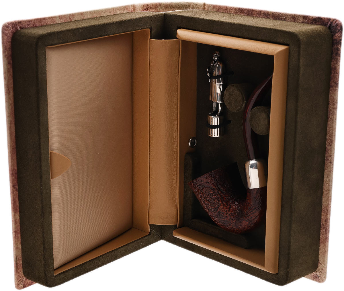 English Estate Dunhill Sir Arthur Conan Doyle Cumberland Calabash with Silver (5) (34/40) (2024) (Unsmoked)