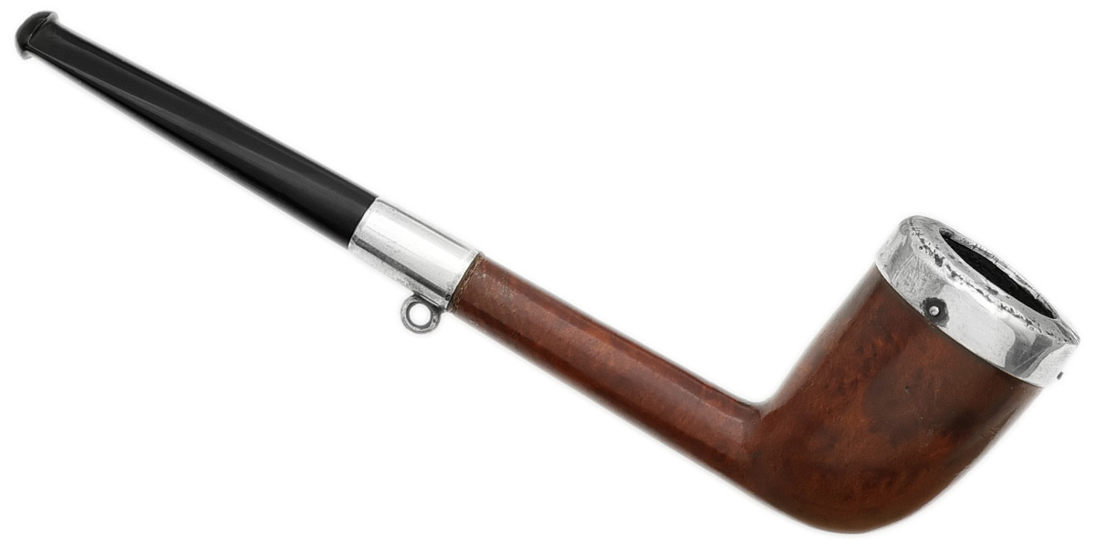 English Estate Barling Smooth Cutty with Silver (1893)