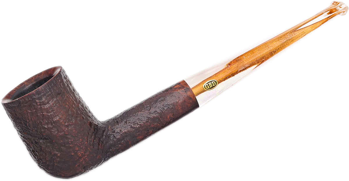 English Estate GBD Prehistoric Billiard with Perspex Stem (122)