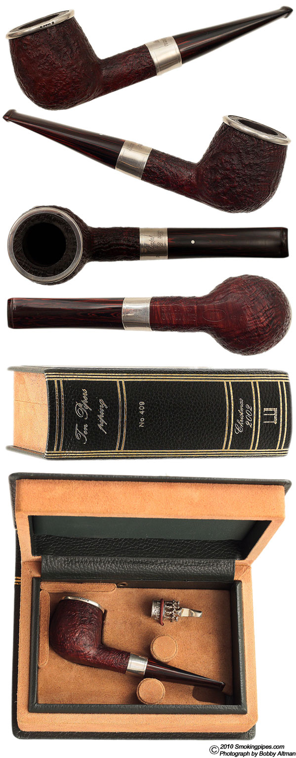 English Estate Dunhill Christmas Pipe 2002 (243 of 500) (With Box and Tamper)