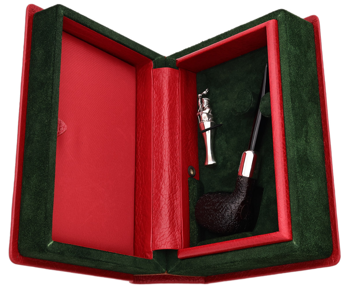 English Estate Dunhill Shell Briar Christmas 2009 with Silver 