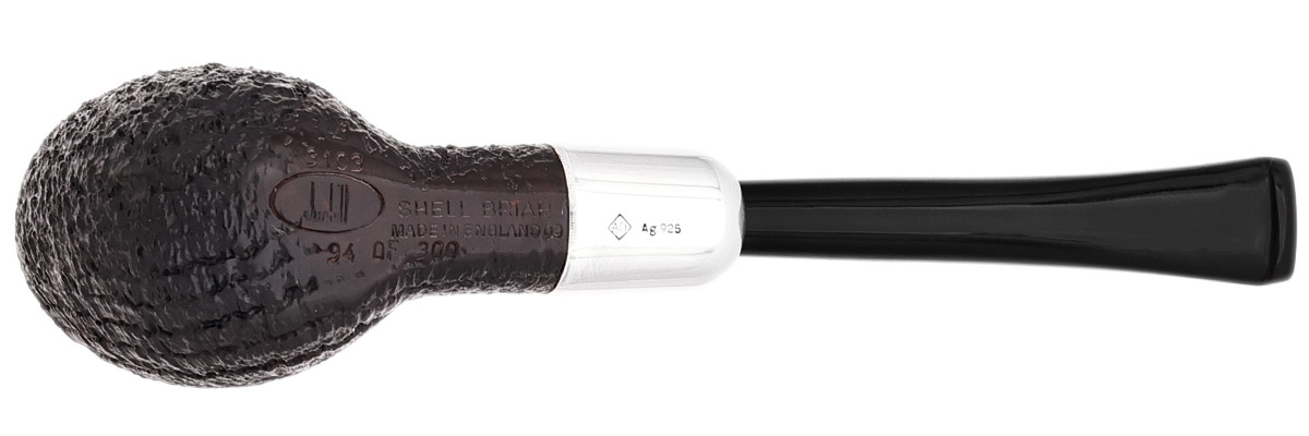 English Estate Dunhill Shell Briar Christmas 2009 with Silver 