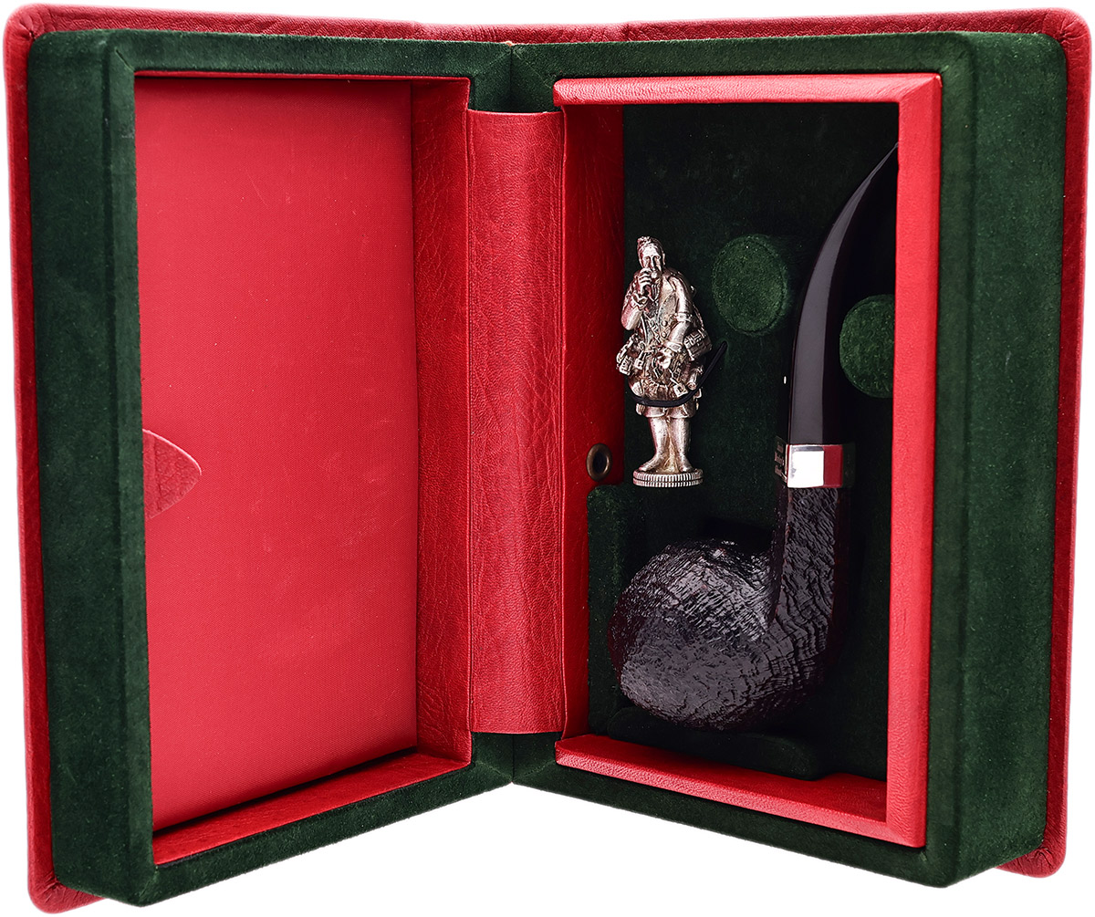 English Estate Dunhill Shell Briar Christmas 2006 with Silver 
