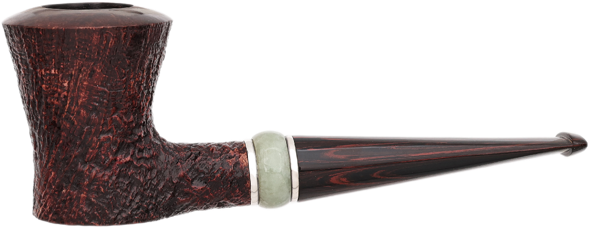 English Estate Dunhill Imperial Pagoda Cumberland with Jade (5) (26/100) (2008) (Unsmoked)