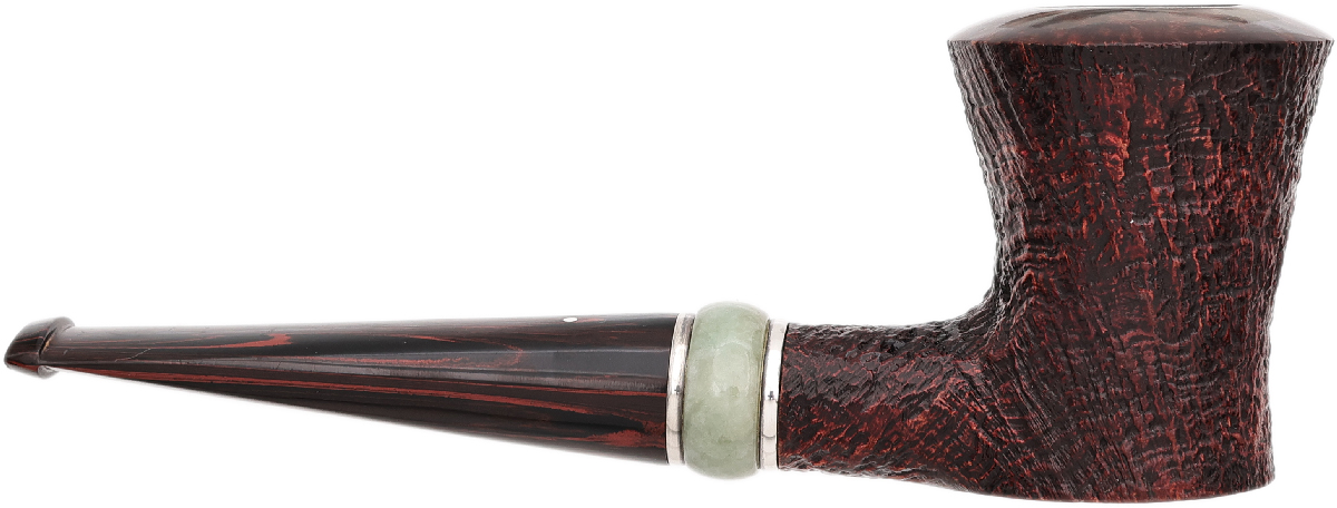 English Estate Dunhill Imperial Pagoda Cumberland with Jade (5) (26/100) (2008) (Unsmoked)