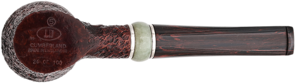 English Estate Dunhill Imperial Pagoda Cumberland with Jade (5) (26/100) (2008) (Unsmoked)