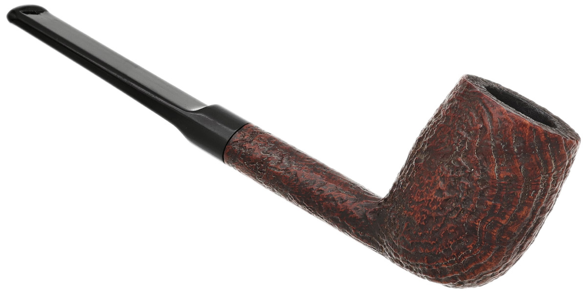 English Estate Barling King Sandblasted Billiard (6589) (Post-Transition)
