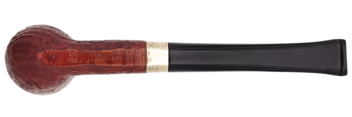English Estate Dunhill Red Bark with 18K Gold (142) (1974)