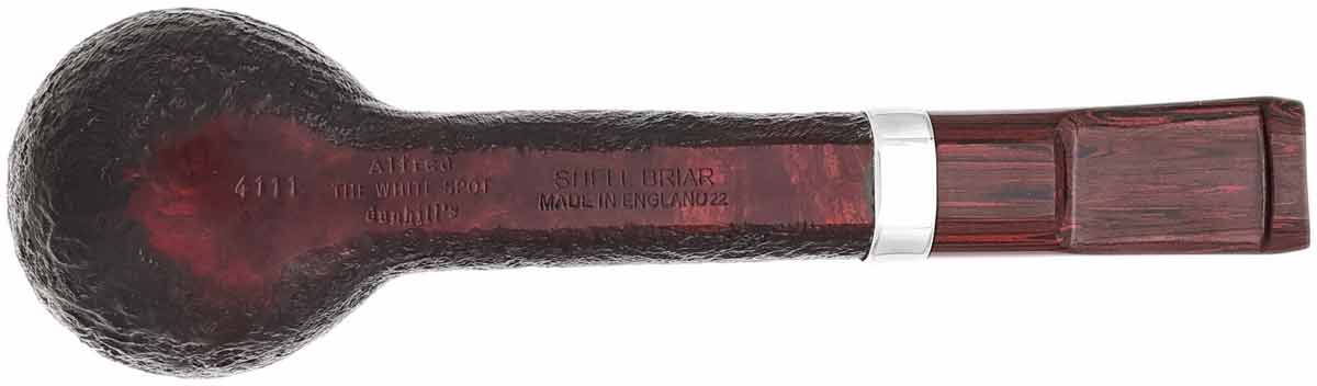 English Estate Dunhill Shell Briar with Silver (4111) (2022) (Unsmoked)