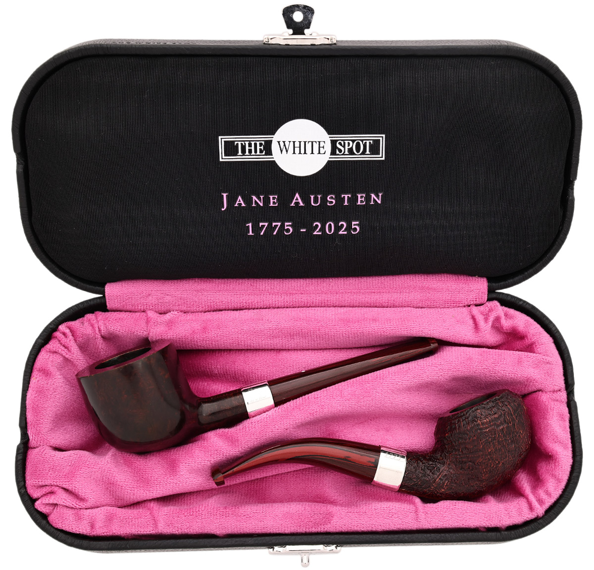 English Estate Dunhill Jane Austen Two Pipe Set Cumberland/Chestnut (40/55) (with Ventage Case) (Unsmoked)