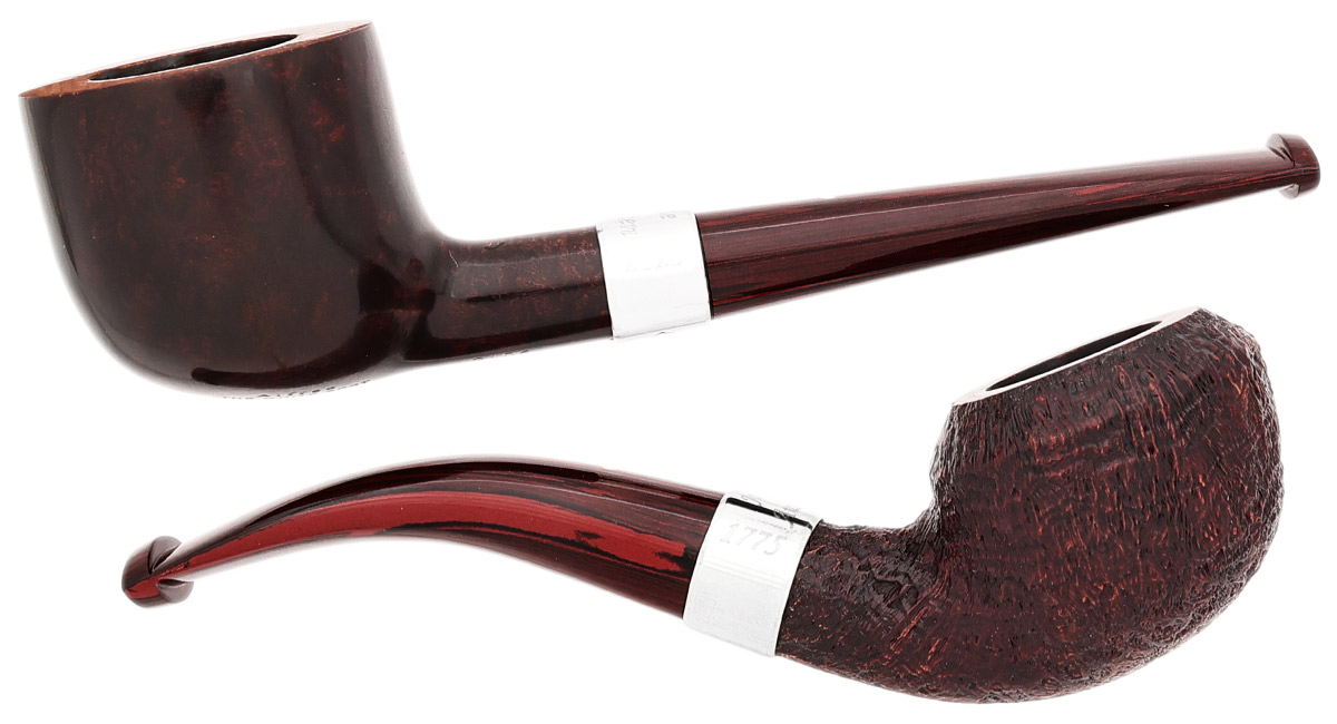 English Estate Dunhill Jane Austen Two Pipe Set Cumberland/Chestnut (40/55) (with Ventage Case) (Unsmoked)