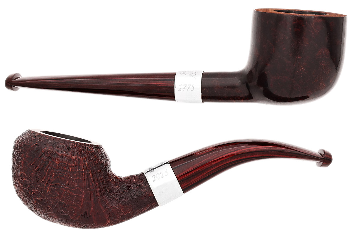 English Estate Dunhill Jane Austen Two Pipe Set Cumberland/Chestnut (40/55) (with Ventage Case) (Unsmoked)