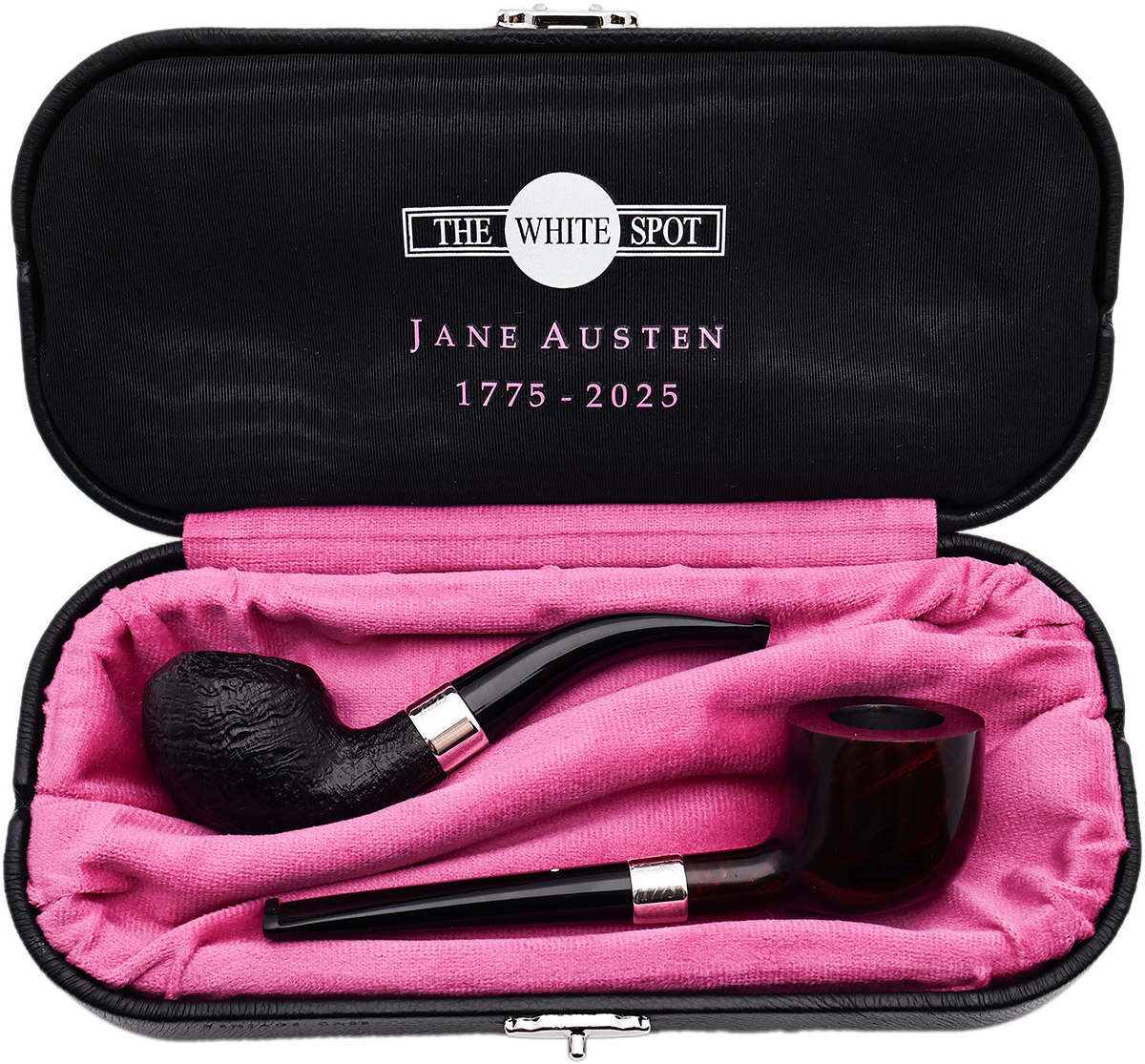 English Estate Dunhill Jane Austen Two Pipe Set Shell Briar/Bruyere (34/56) (with Ventage Case) (Unsmoked)