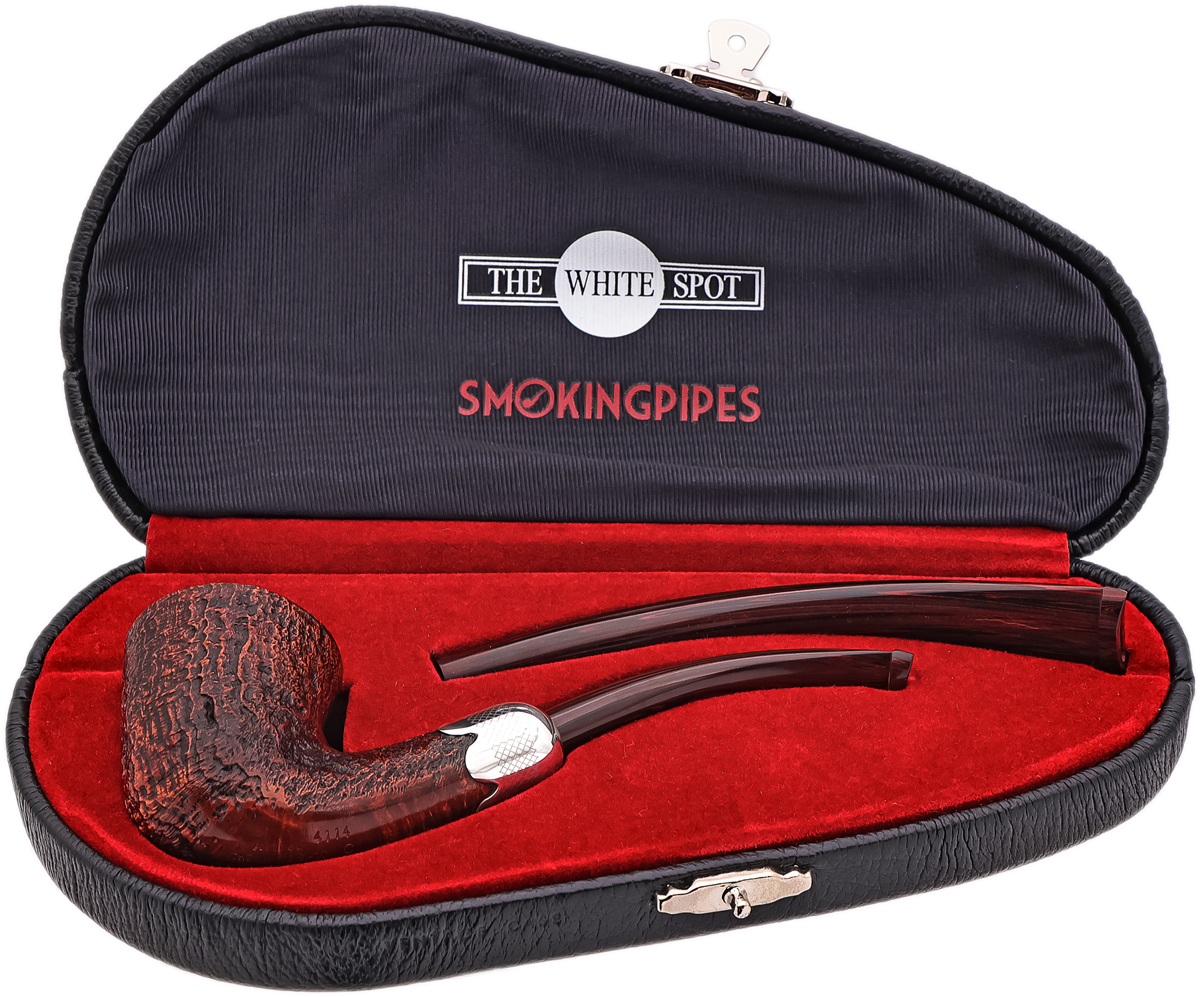 English Estate Dunhill SPC Limited Edition 2023 Cumberland with Silver (4114) (10/10) (with Ventage Case and Extra Stem) (2023)