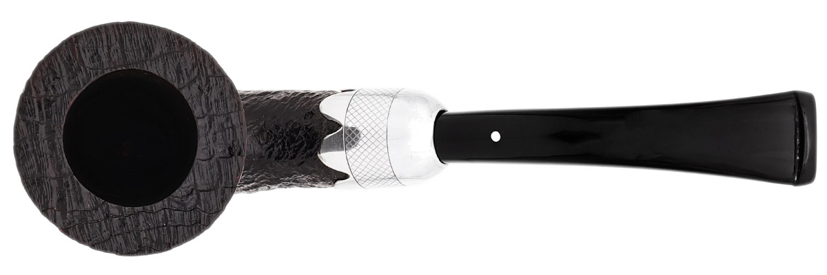 English Estate Dunhill SPC Limited Edition 2023 Shell Briar with Silver (4114) (4/10) (with Ventage Case and Extra Stem) (2023)