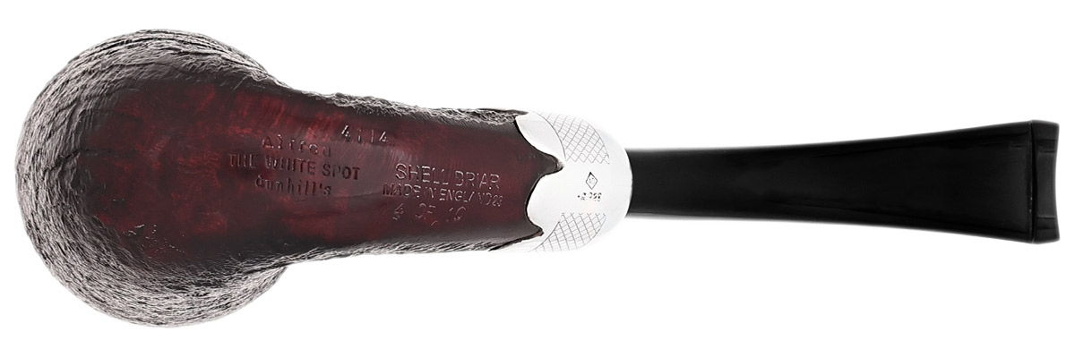 English Estate Dunhill SPC Limited Edition 2023 Shell Briar with Silver (4114) (4/10) (with Ventage Case and Extra Stem) (2023)