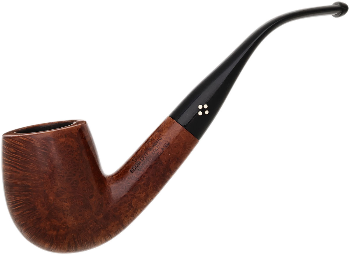 English Estate Sasieni Four Dot Walnut 