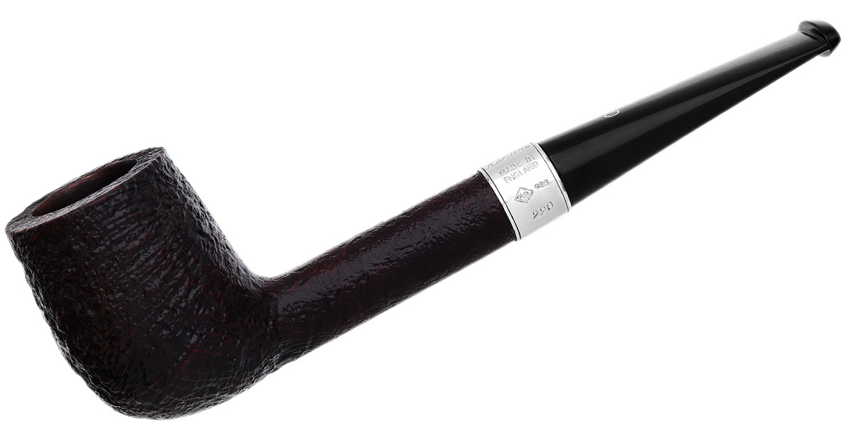 English Estate Ashton Pebble Grain Billiard with Silver (XXX)