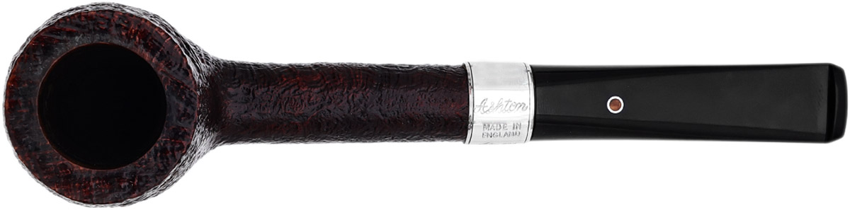 English Estate Ashton Pebble Grain Billiard with Silver (XXX)