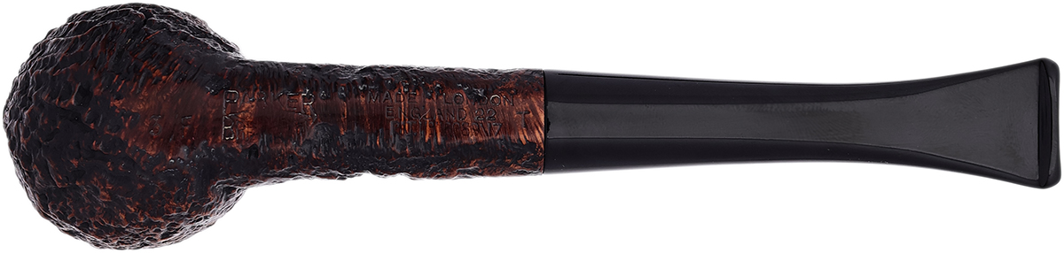 English Estate Parker Super Briar Bark Patent Billiard (3/F) (T) (1947)