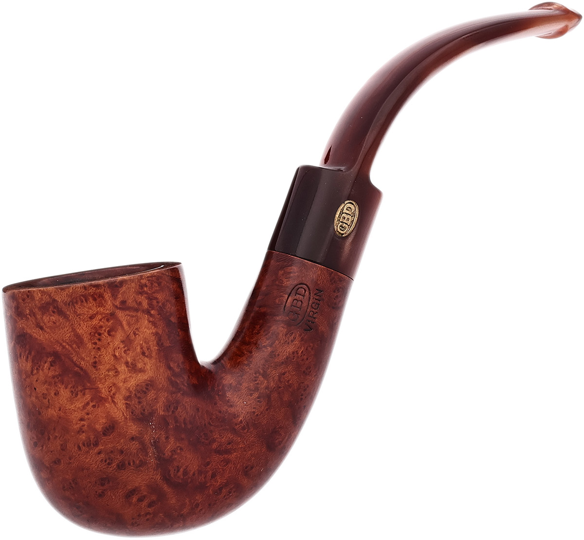 English Estate GBD Virgin Bent Billiard (9666) (E) (pre-1980)