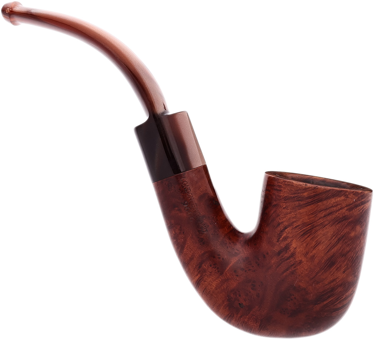 English Estate GBD Virgin Bent Billiard (9666) (E) (pre-1980)