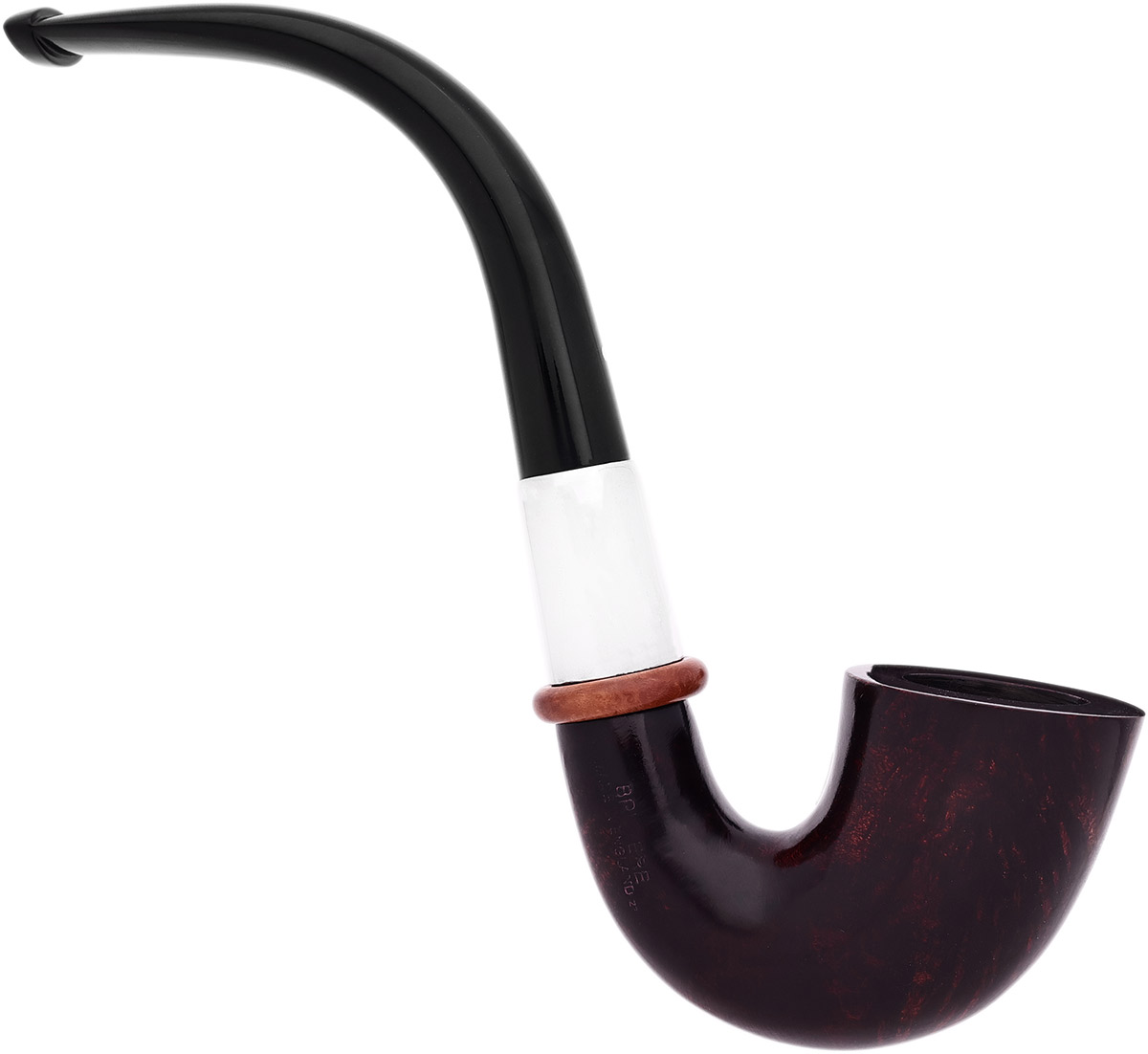 English Estate Dunhill Bruyere Bent Dublin with Silver (4) (2021) (Unsmoked)