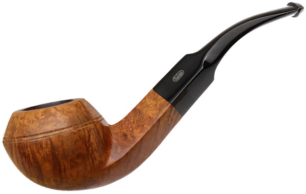 French Estates: Chacom Virgin Smooth Bent Bulldog Tobacco Pipe