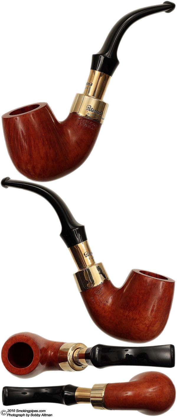 Irish Estate Peterson Gold Spigot (221) (Fishtail) (Unsmoked)