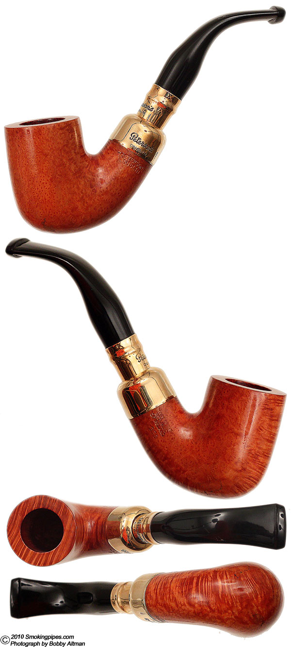 Irish Estate Peterson Gold Spigot (338) (Fishtail) (Unsmoked)