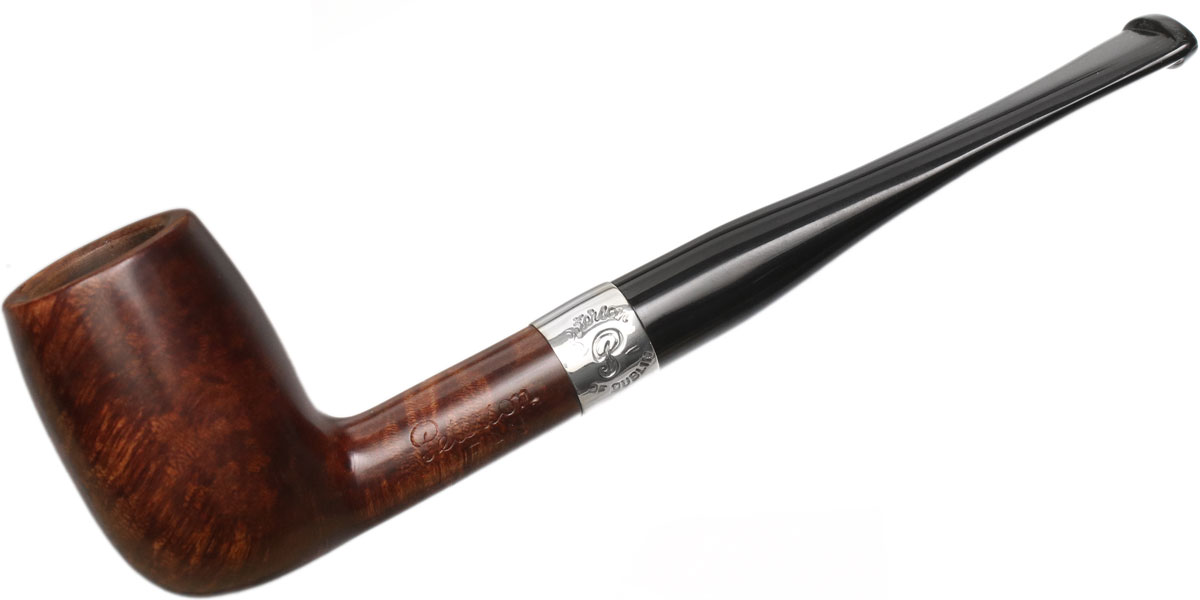 Irish Estate Peterson Aran Smooth Nickel Mounted (D5) (Fishtail)