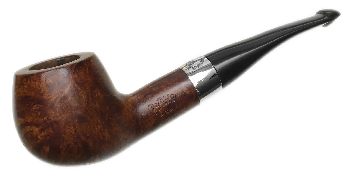 Irish Estate Peterson Aran Smooth Nickel Mounted (408) (P-Lip)