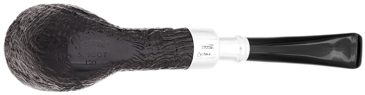 Irish Estate Peterson Sandblasted Spigot (120) (Fishtail) (1998) (Unsmoked)