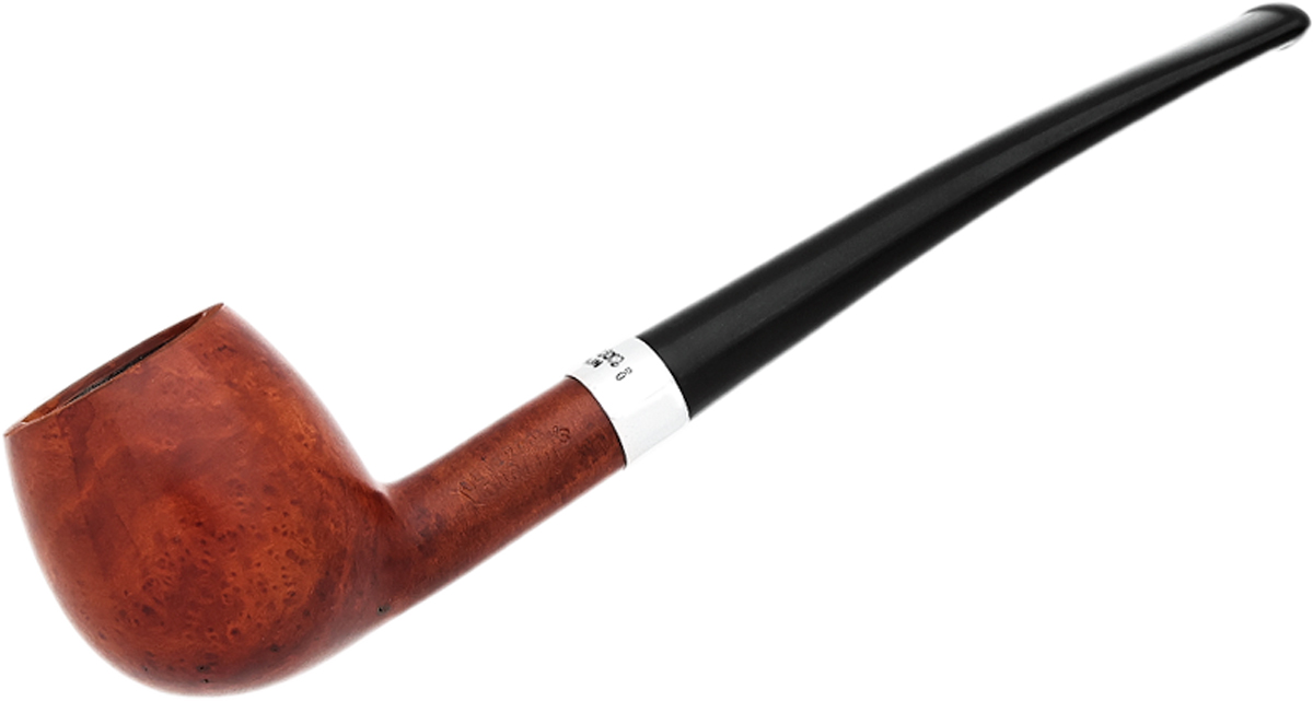 Irish Estate Peterson Junior Terracotta Silver Mounted Apple (Fishtail) (Unsmoked)