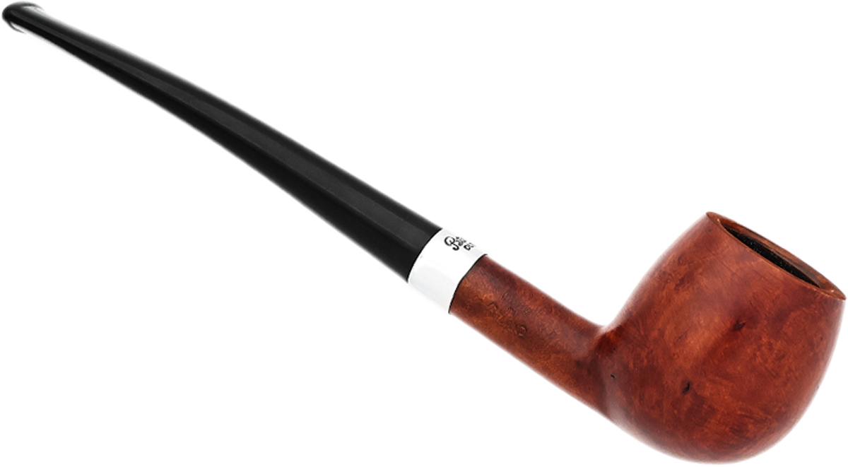 Irish Estate Peterson Junior Terracotta Silver Mounted Apple (Fishtail) (Unsmoked)
