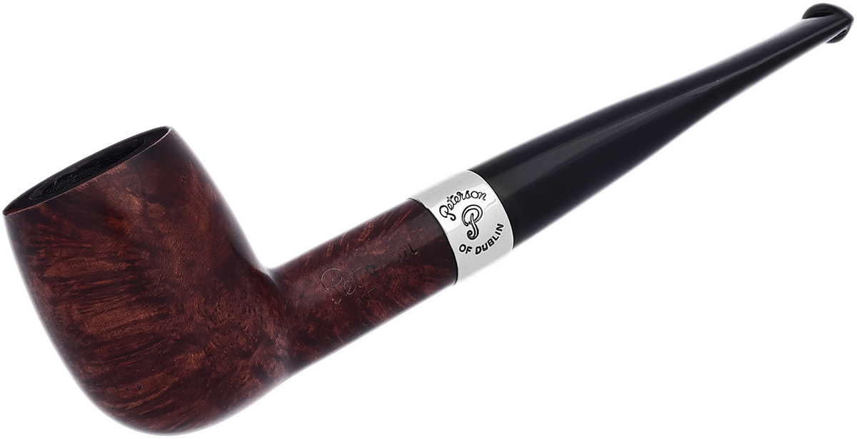 Irish Estate Peterson Aran Smooth Nickel Mounted (15) (Fishtail)