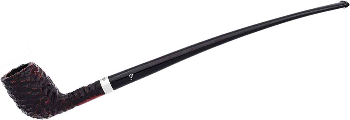 Irish Estate Peterson Churchwarden Rusticated (D24) (Fishtail) (Unsmoked)