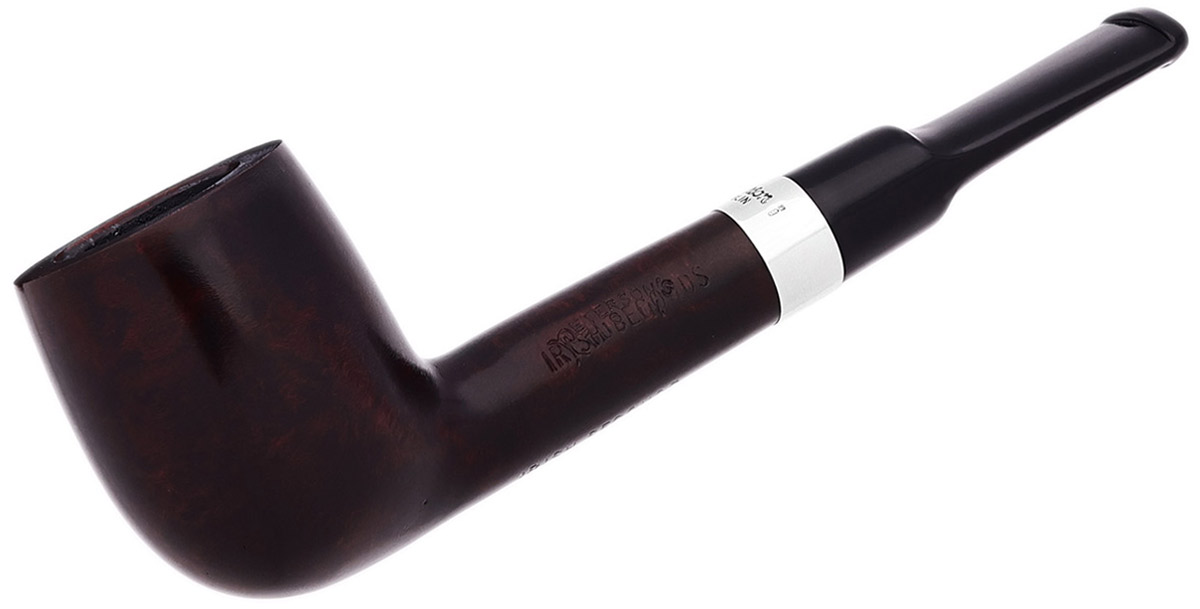 Irish Estate Peterson Irish Seconds Smooth Billiard with Silver (3) (Fishtail) (Unsmoked)