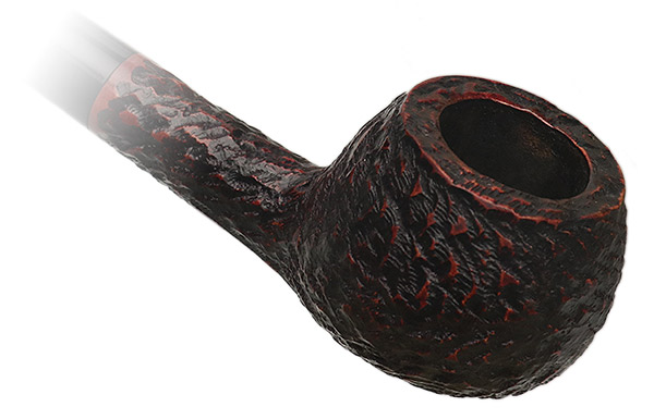 Irish Estate Peterson Rusticated Prince Churchwarden (Fishtail)