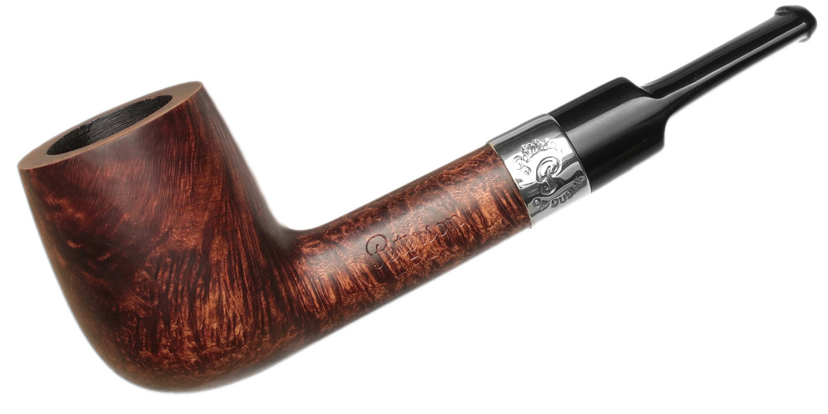 Irish Estate Peterson Aran Smooth Nickel Mounted (53) (Fishtail) (Unsmoked)